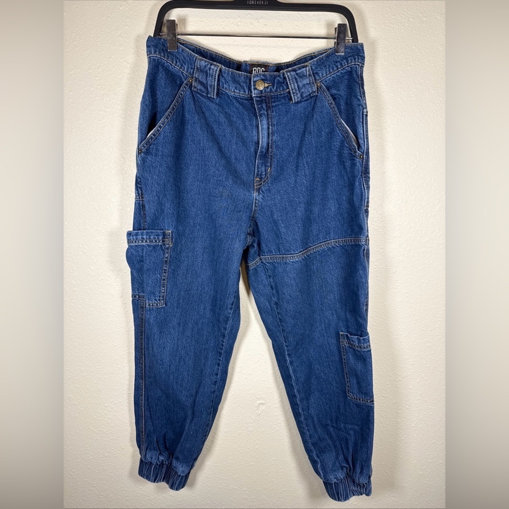 BDG Urban Outfitters Jeans Women's 31 Blue Cargo Jogger Retro 90's Normcore
